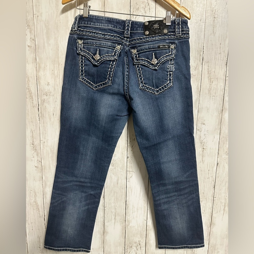 Miss Me Boyfriend Capri Jeans Size 30 - Picture 2 of 8